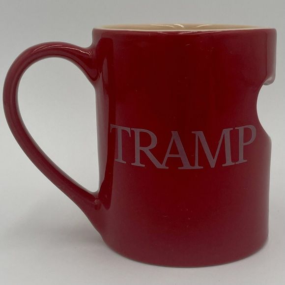 Disney Lady And The Tramp Red Coffee Cup Mug Tramp Half Only Red Heart - Picture 4 of 8